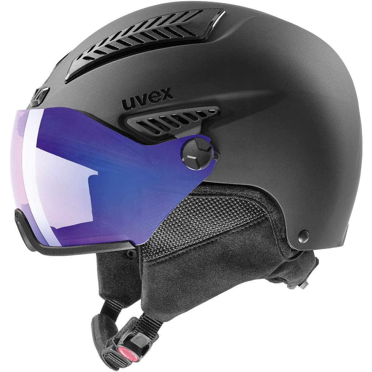 Uvex Hlmt 600 Visor Vario Ski Helmet Black Mat 55-57 cm 19/20