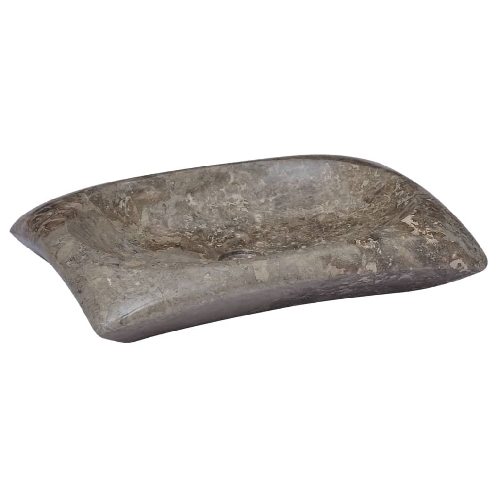 vidaXL Lumarko Umywalka, szara, 50x35x10 cm, marmurowa 149167