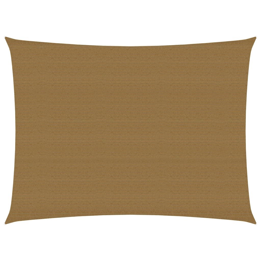 vidaXL Żagiel przeciwsłoneczny, 160 g/m, kolor taupe, 3x4 m, HDPE vidaXL