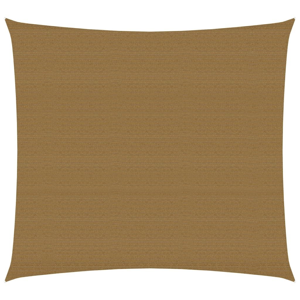 vidaXL Żagiel przeciwsłoneczny, 160 g/m, taupe, 2,5x2,5 m, HDPE vidaXL