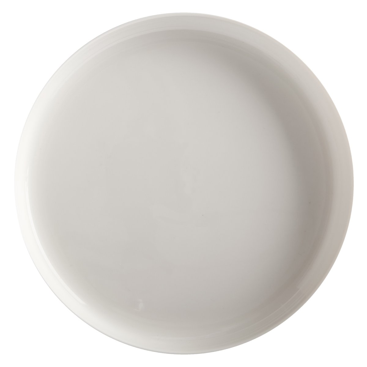 Biały porcelanowy talerz z podwyższoną krawędzią Maxwell & Williams Basic, ø 28 cm