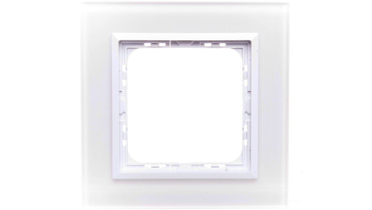 LEDart 1-krotna - Ospel SONATA R-1RGC/31/00, białe szkło, grubość 4 mm