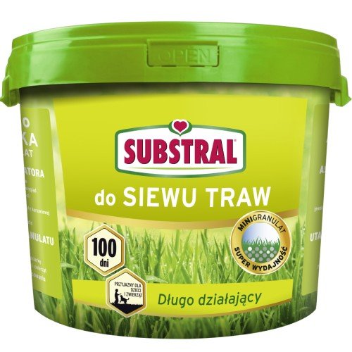 Substral Nawóz do siewu trawy 10kg - działa 100 dni, marki sub1224101