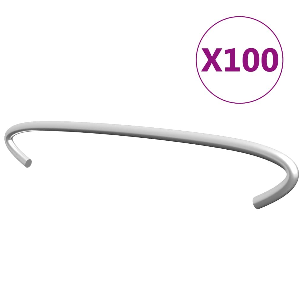 VidaXL Stężenia do gabionów, 100 szt., galwanizowana stal, 15 cm 145618         VidaXL
