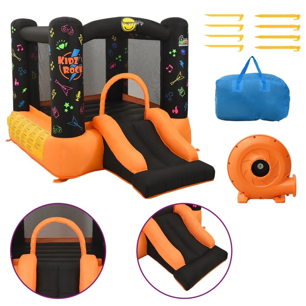 vidaXL vidaXL Dmuchana trampolina ze zjeżdżalnią 210x280x170 cm PVC 93241