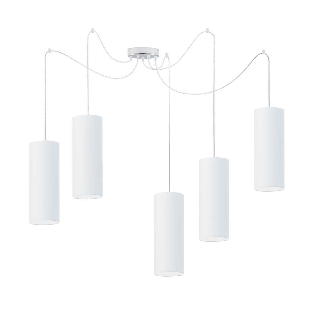 LYSNE Biała lampa wisząca VIZELA 400042/1 T5