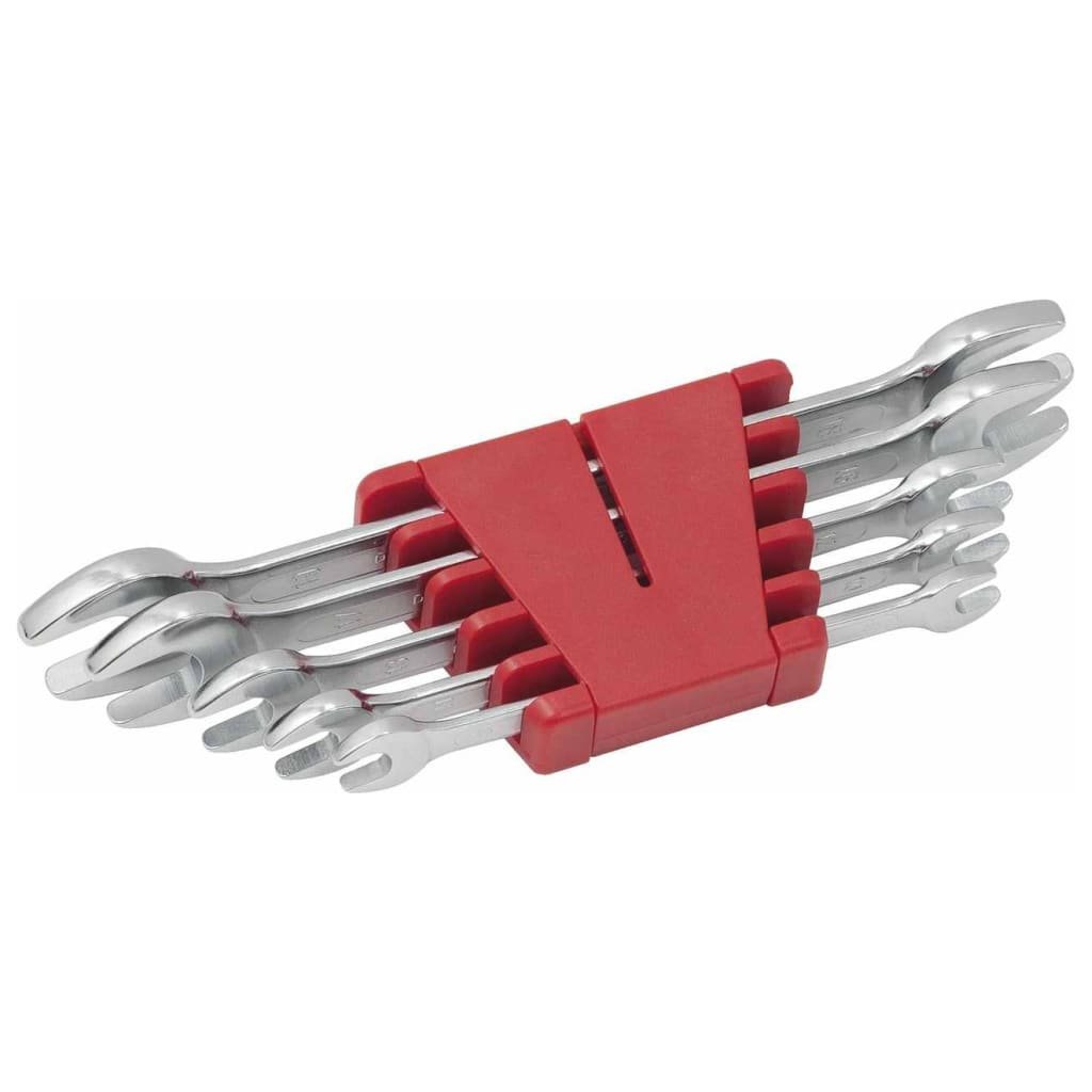 KS Tools, 5-częściowy zestaw kluczy płaskich, 8-19 mm, stal