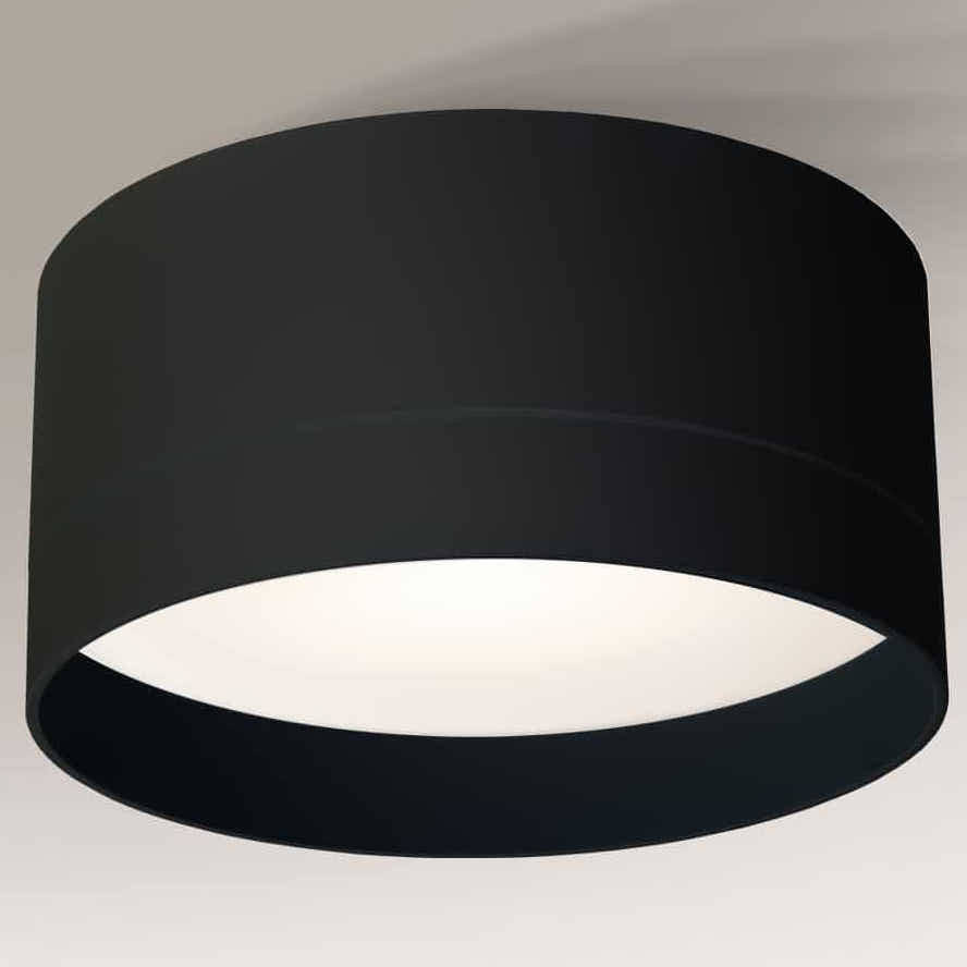 Shilo plafon łazienkowy Tosa GX53 czarny IP44 8060