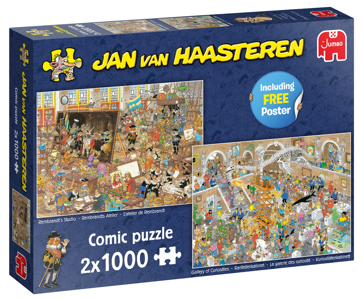 Jumbo Puzzle 2x1000 Haasteren Wycieczka do muzeum G3
