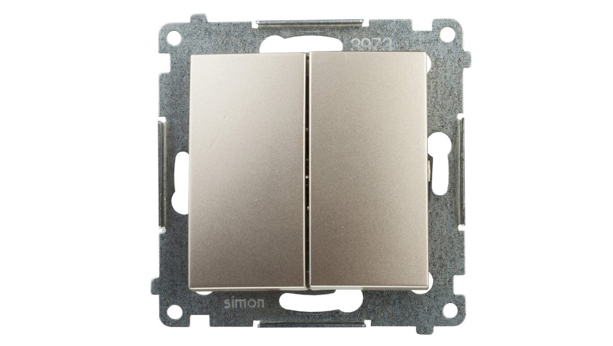 LEDart podwójny złoty metalik DW5.01/44 Kontakt Simon54