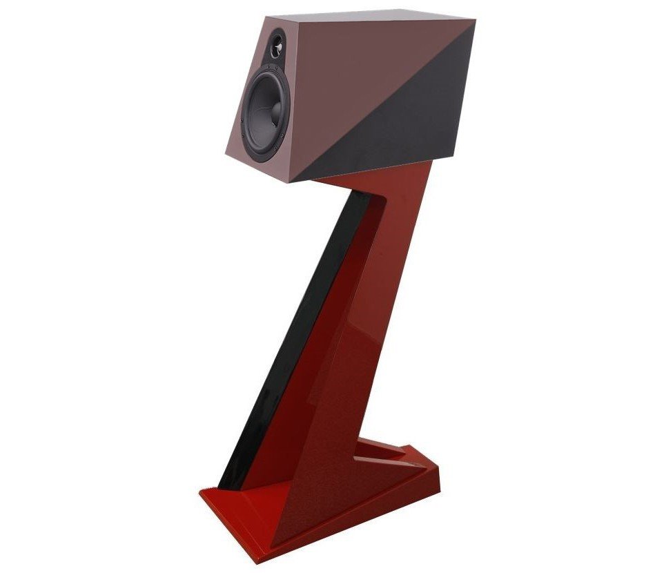AQ - Acoustique Quality AQ Acoustique Quality AQ PASSION ORCA Podstawki pod kolumny głośnikowe Loudspeaker Floor Stands 69,5cm Czerwono Czarne 0stporrb