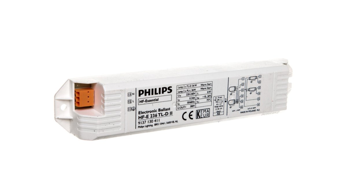 Philips LIGHTING Statecznik elektroniczny HF-E 236 TL-D II 220-240V 5060Hz 913713041166 913713041166