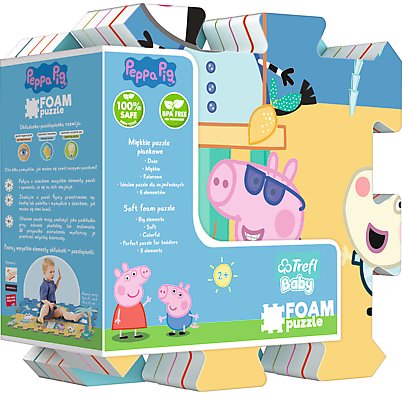 Układanka Puzzlopianka - Peppa Pig Summer 61363