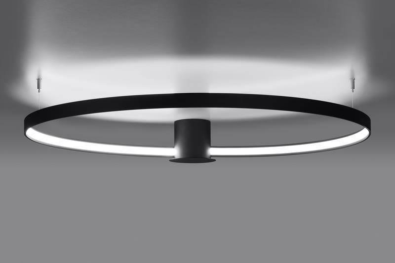 Thoro Thoro okrągła OPRAWA metalowa LED 70W 4000K pierścień ring czarny TH.136