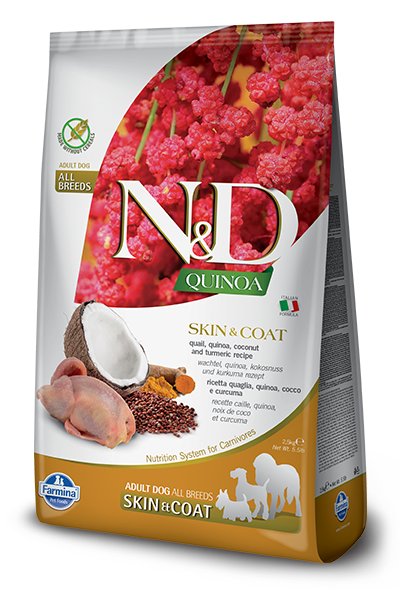 Farmina N&D Dog Quinoa Skin&Coat Quail 7 kg