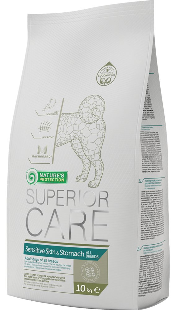 Natures Protection Sensitive Skin & Stomach Adult All Breed 1,5kg