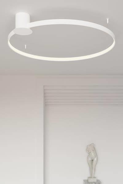 Thoro Plafon Thoro pierścień OPRAWA metalowa LED 50W 3000K ring okrągły biały TH.129