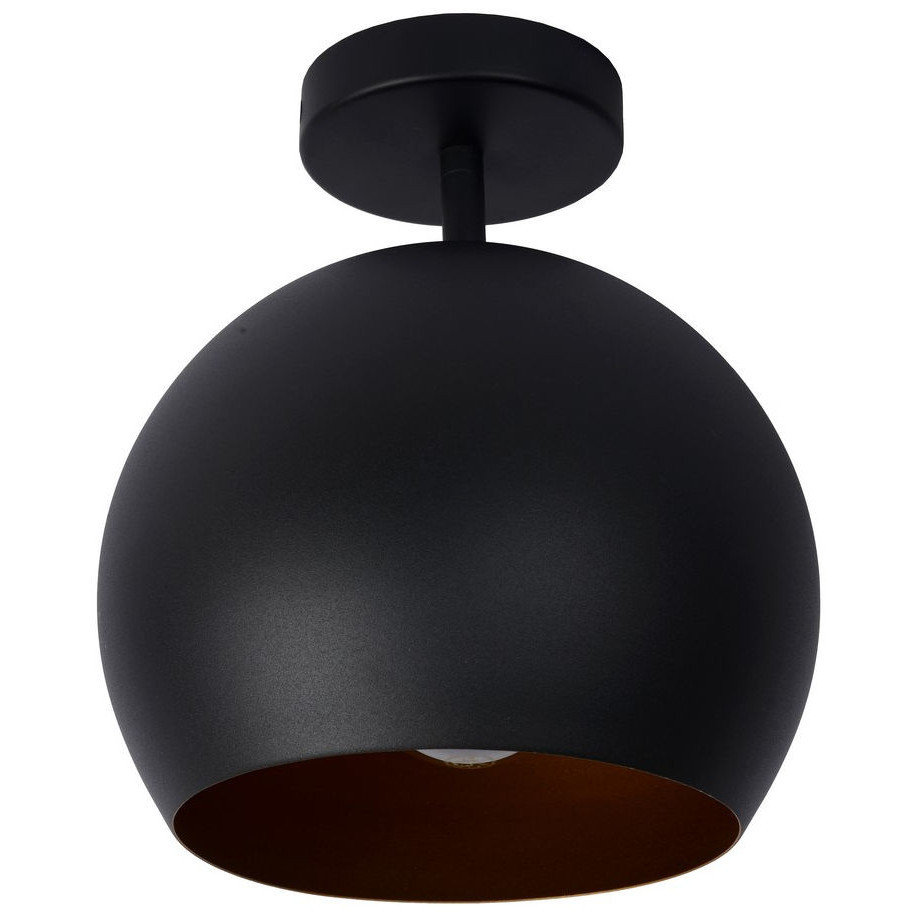 Lucide LAMPA sufitowa BINK 45150/01/30 metalowa OPRAWA kula ball czarna 45150/01/30