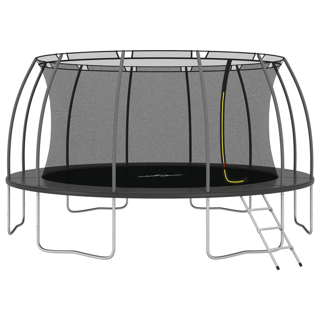 vidaXL, Trampolina z siatką wewnętrzną i akcesoriami, 16 FT/488 cm