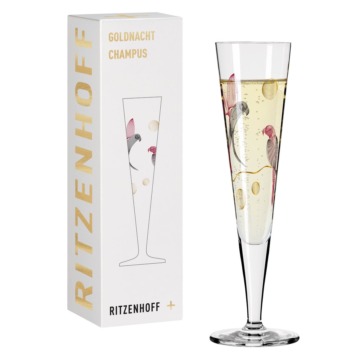 Kieliszek do szampana Ritzenhoff Golden Night, Christine Kordes #2