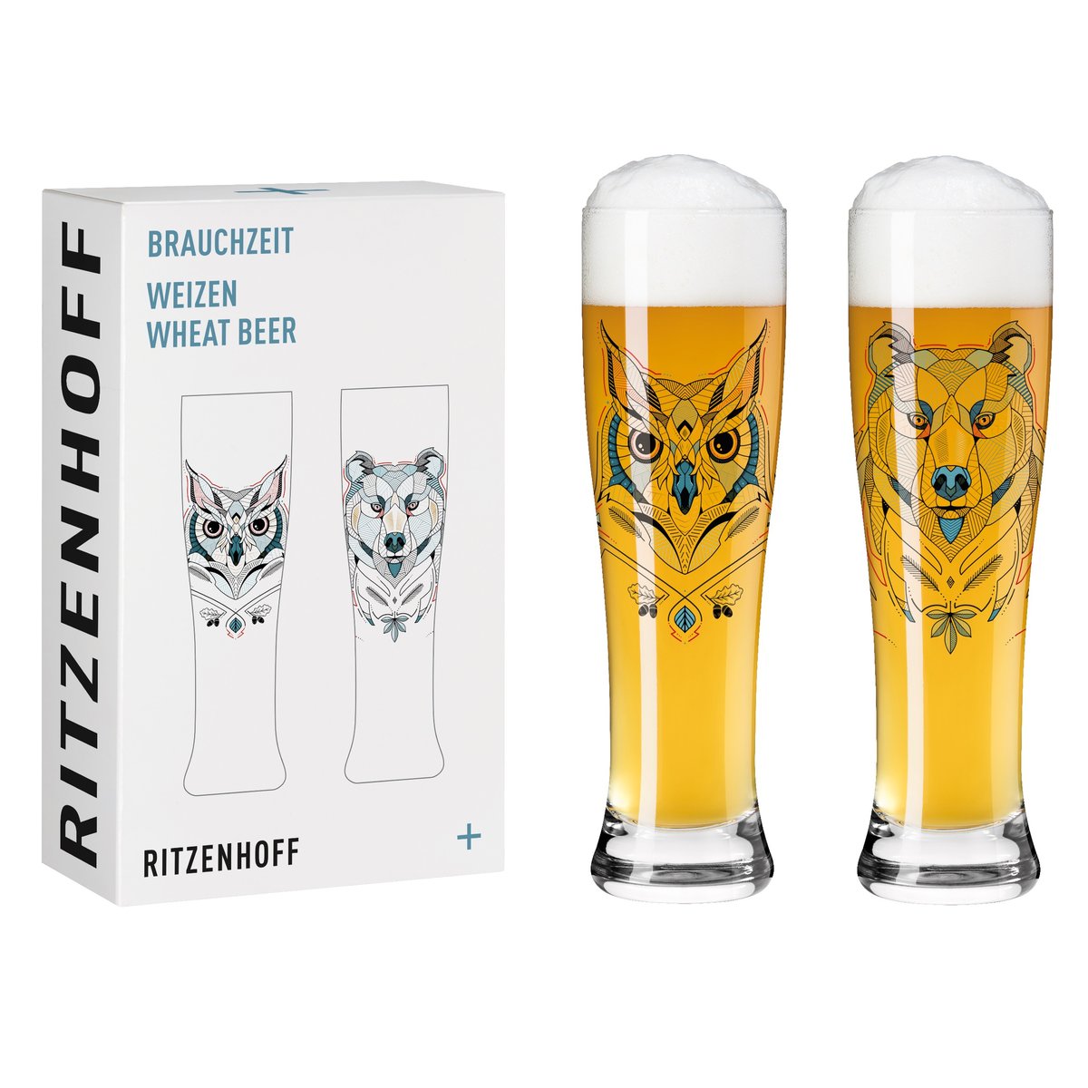 Zestaw 2 szklanek do piwa Ritzenhoff Brauchzeit, Andreas Preis