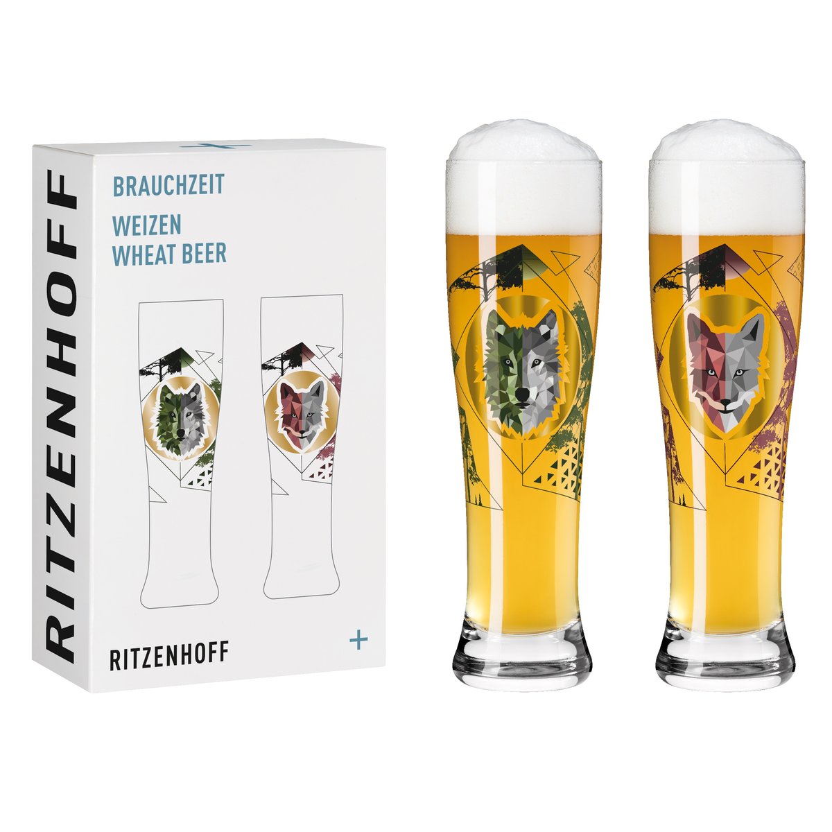 Zestaw 2 szklanek do piwa Ritzenhoff Brauchzeit, Sonja Eikler