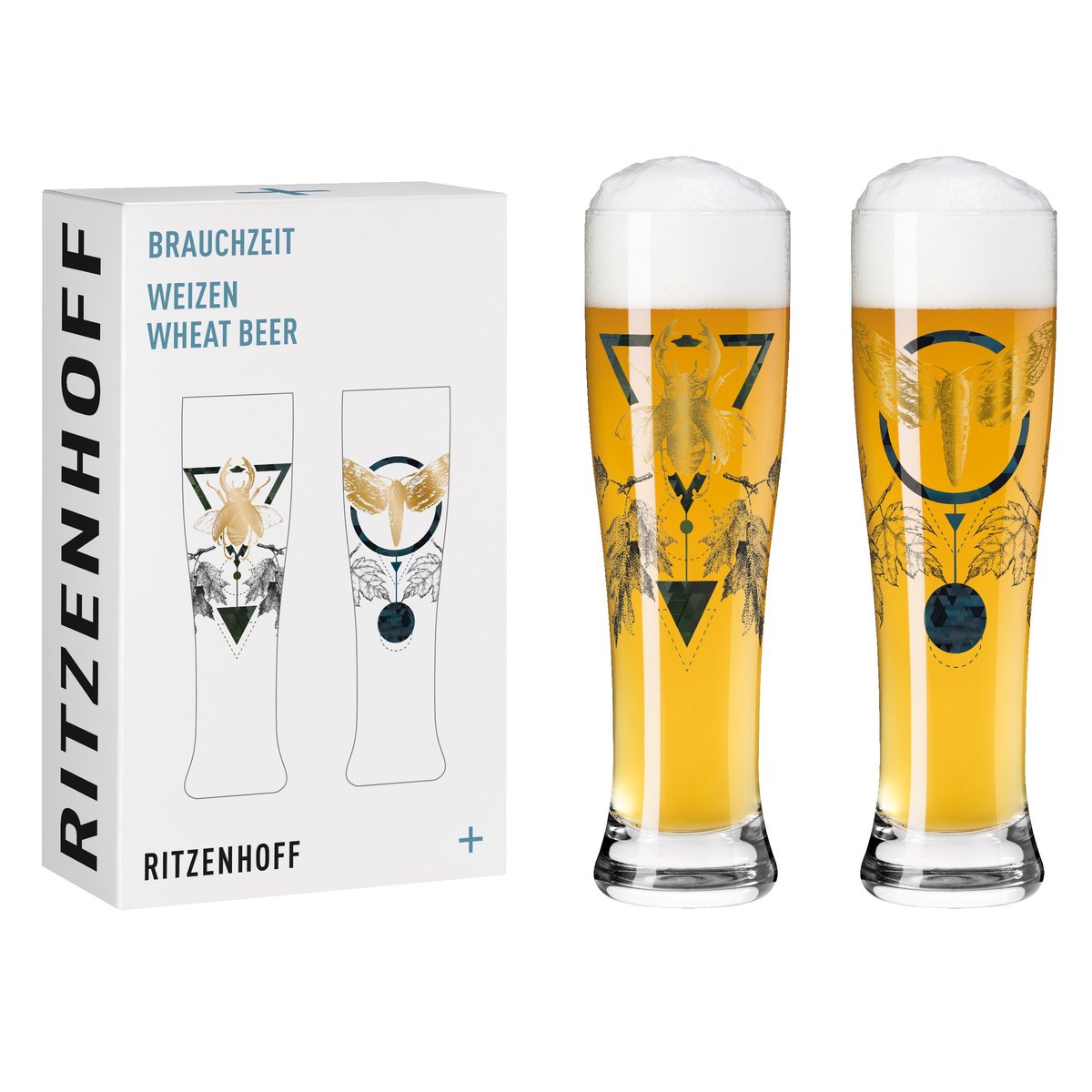 Zestaw 2 szklanek do piwa Ritzenhoff Brauchzeit, Ramona Rosenkranz