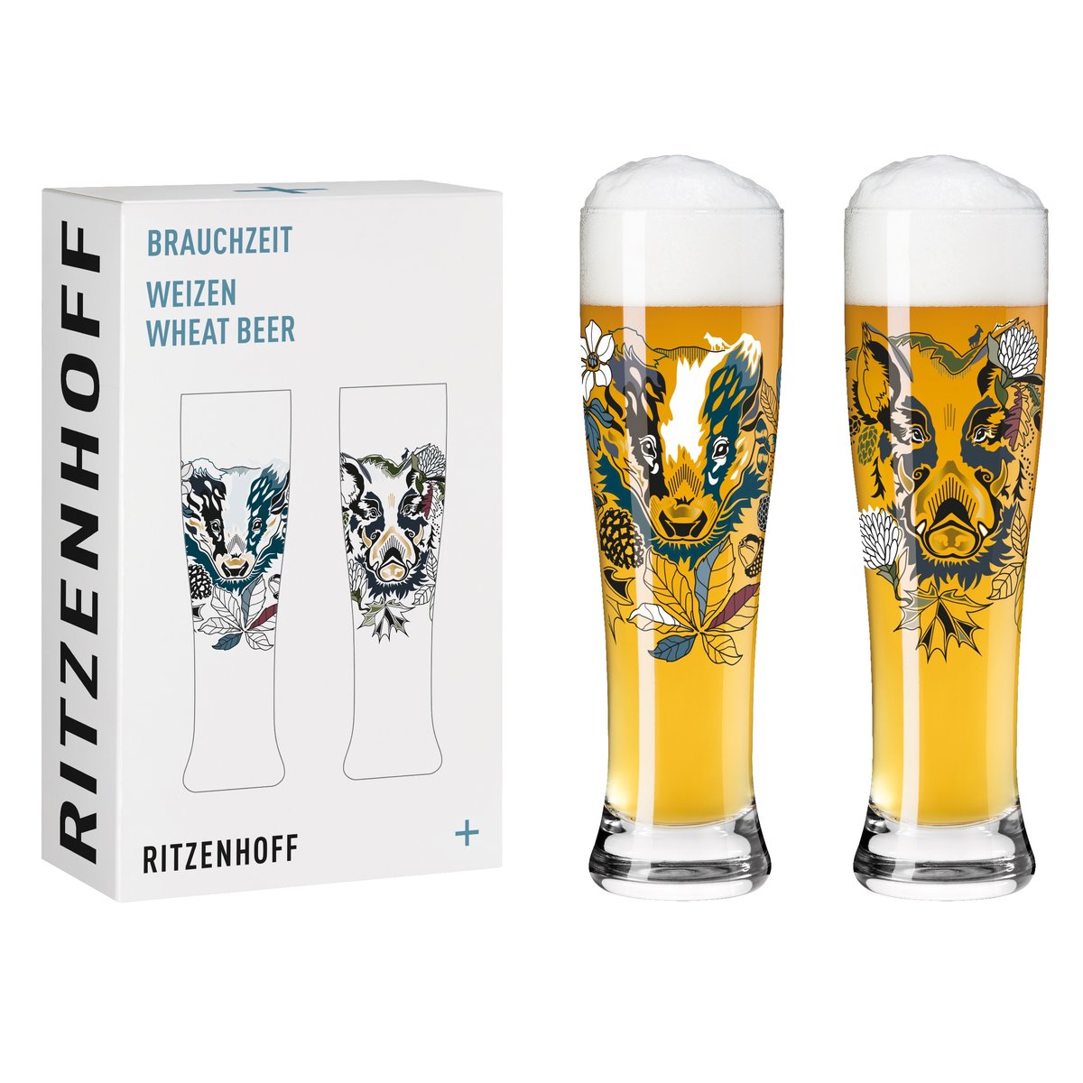 Zestaw 2 szklanek do piwa Ritzenhoff Brauchzeit, Petra Mohr