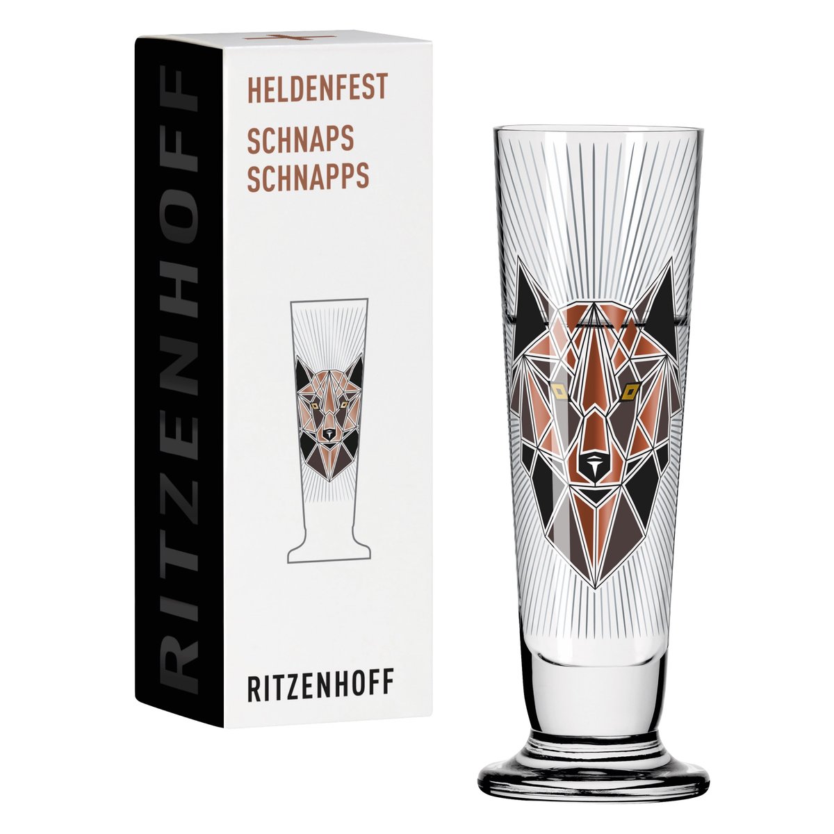 Kieliszek do wódki Ritzenhoff Hero's Feast, Angela Schiewer
