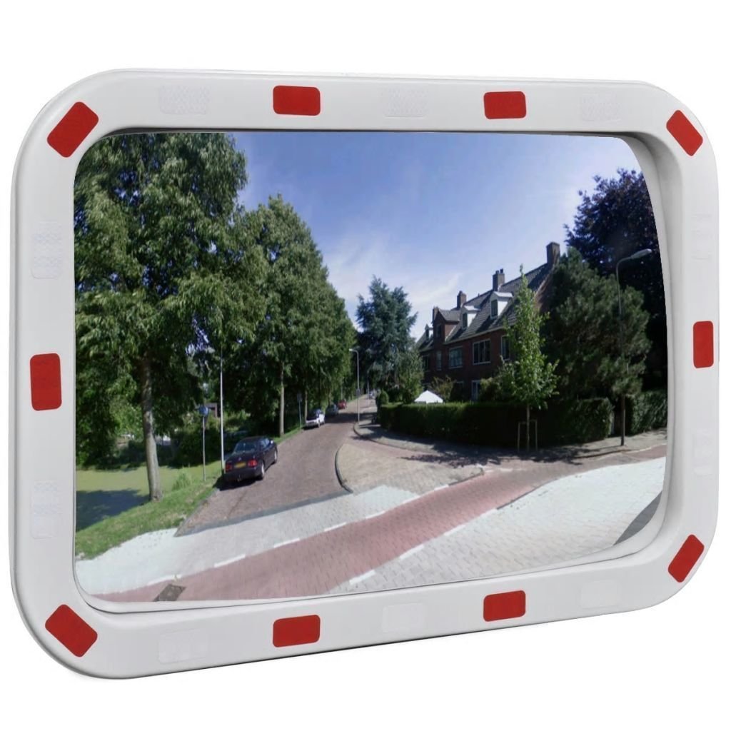 vidaXL vidaXL Convex lustro drogowe prostokątne 40 x 60 cm z odblaskową ramą