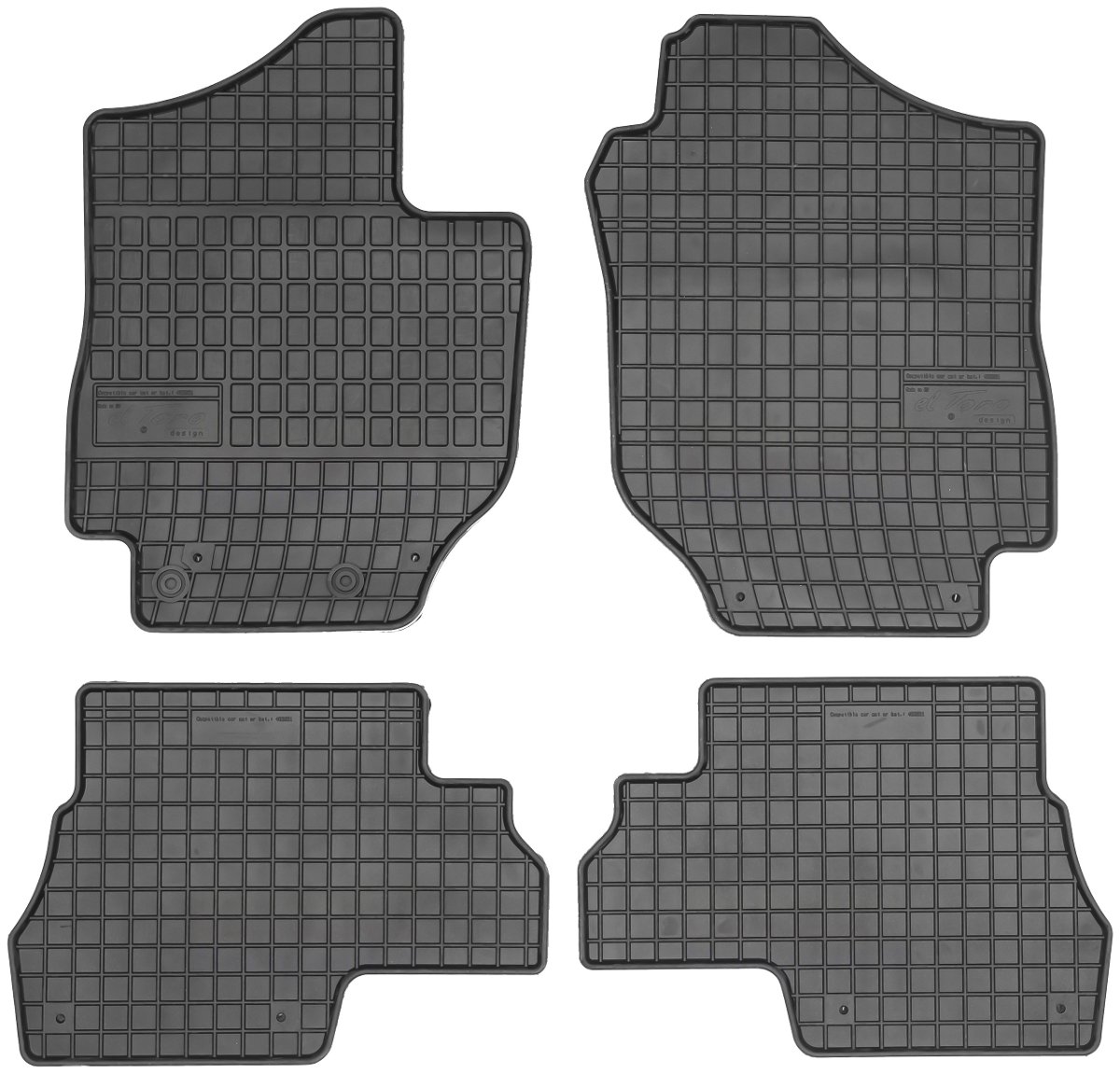 Dywaniki gumowe, Suzuki Jimny II SuV od 2018r. Frogum 410015