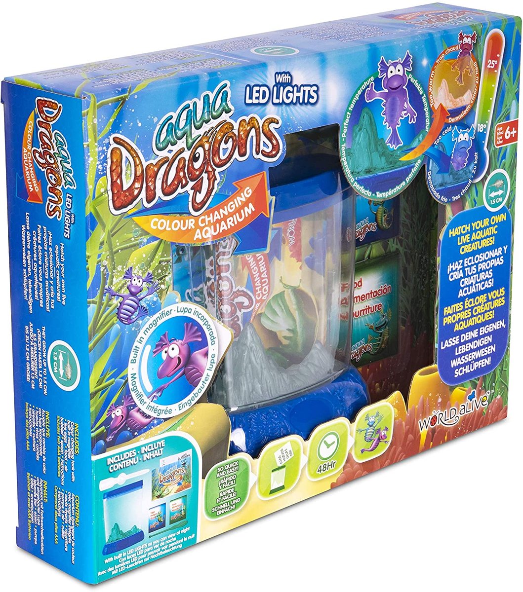 Aqua dragons 7002, zestaw doświadczalny lampa led, world alive