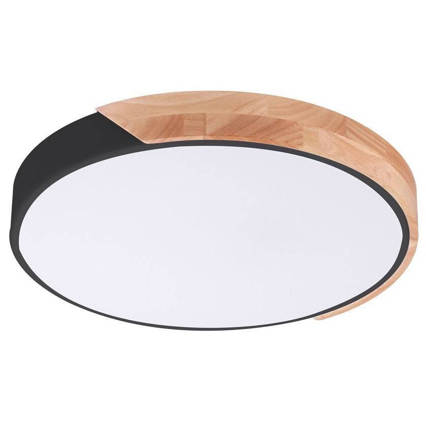 Rabalux Okrągła LAMPA sufitowa MAPLE 3528 ekologiczny plafon LED 24W 4000K do salonu drewno 3528