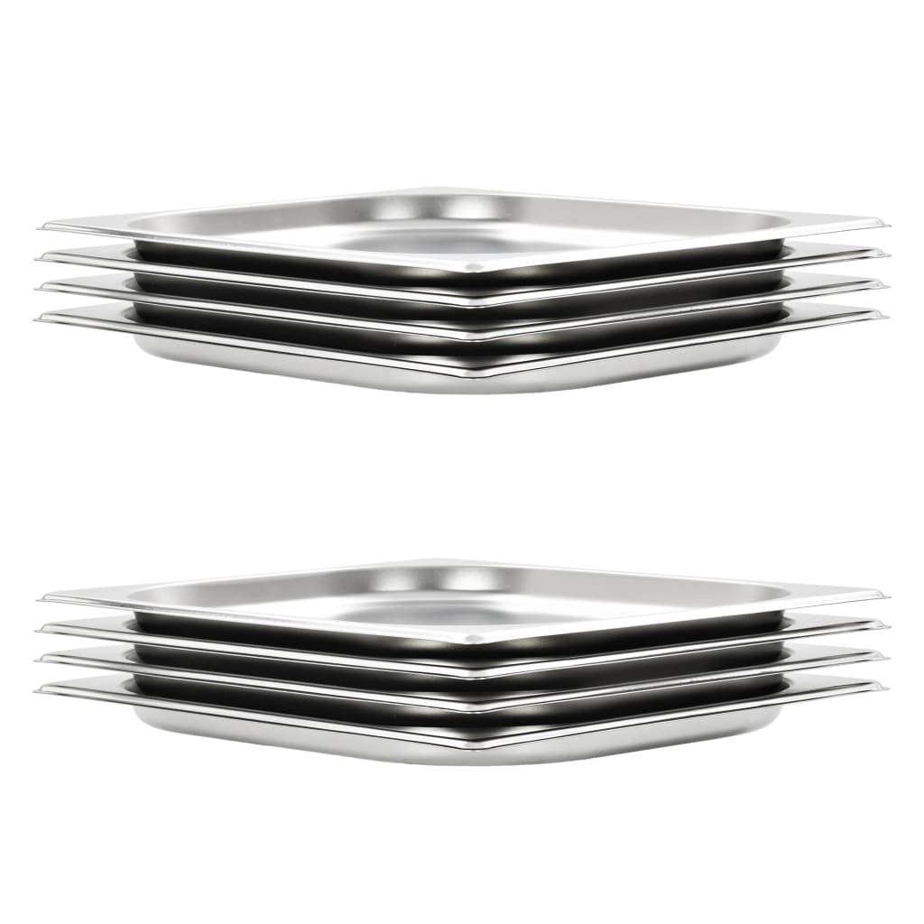 vidaXL vidaXL Taca gastronomiczna, GN 1/2 20 mm, stal nierdzewna