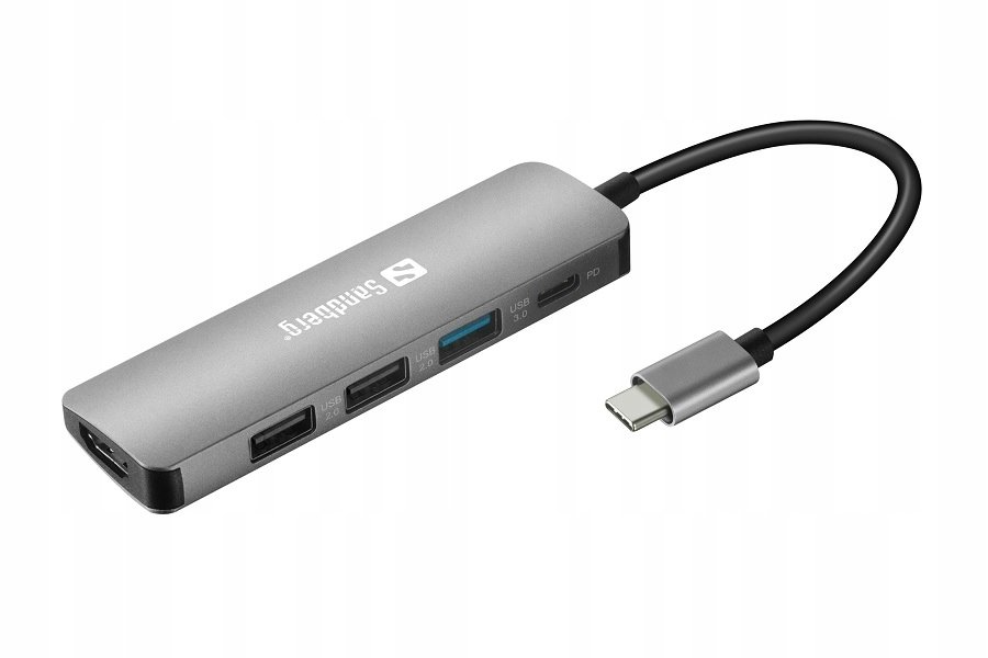 Sandberg USB-C Dock HDMI+3xUSB+PD 100W, 136-32 136-32
