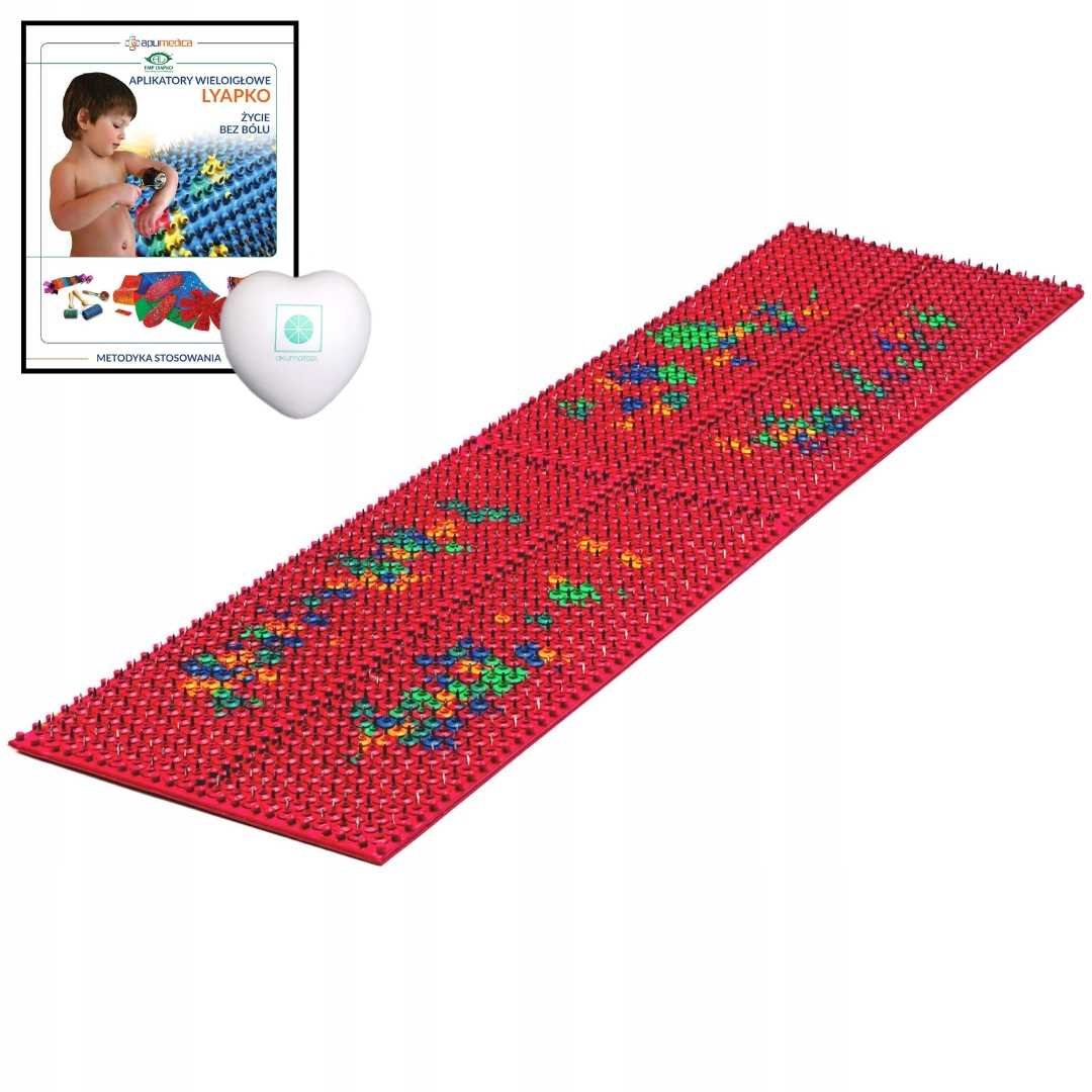 Opinie o Mata do Akupresury LYAPKO "Quadro" 5,8 - Aplikator Wieloigłowy Do Masażu Ciała - Różne Kolory
