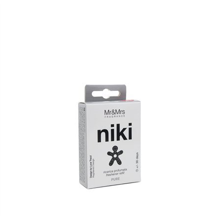 Mr&Mrs Niki Car air freshener refill JRNIKIBX006V00 Refill for Car Scent Pure Black JRNIKIBX006V00