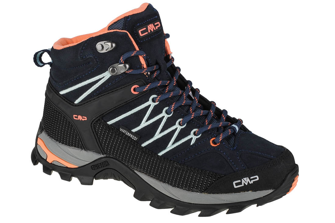 CMP campagnolo Campagnolo Rigel WP Buty trekkingowe Mid Kobiety, black blue-giada-peach EU 42 2020 Trapery turystyczne 3Q12946-92AD-42