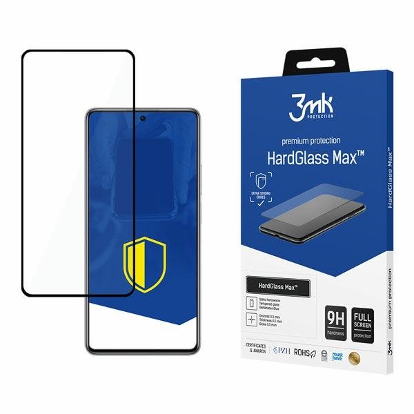 3MK Szkło hartowane HardGlass Max do Xiaomi Mi 11T Mi 11T Pro Black 11158X1