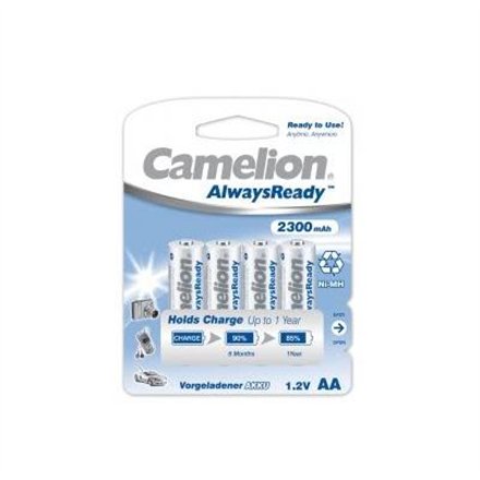 Camelion AA HR6  2300 mAh  AlwaysReady Rechargeable Batteries Ni-MH  4 pc(s)