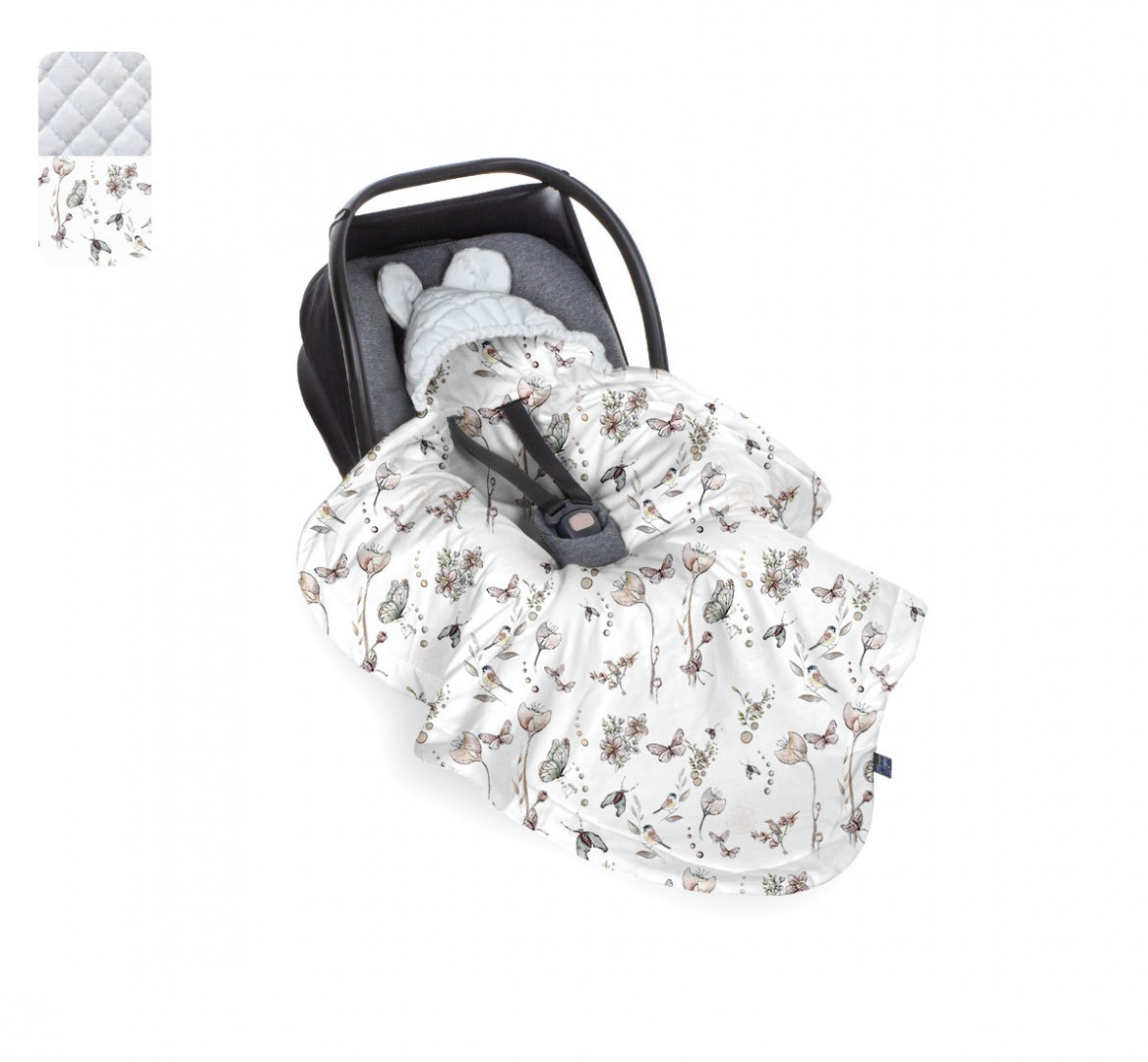 Oceplany kocyk do fotelika Natura Gray