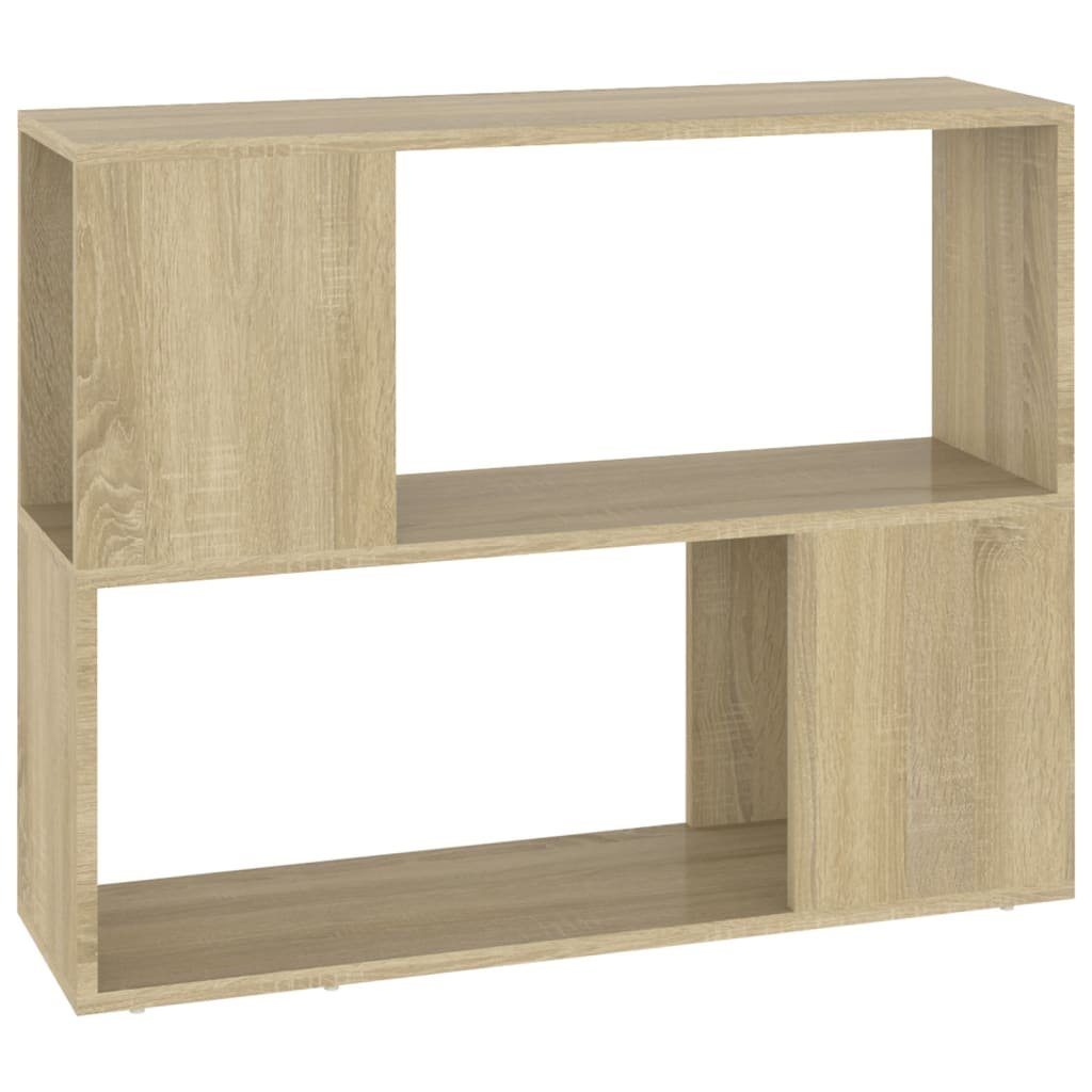 vidaXL Szafka pod TV, dąb sonoma, 80x24x63 cm, płyta wiórowa