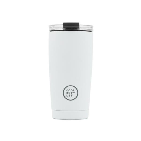 Kubek Termiczny COOL BOTTLES550 ml Triple cool Biały
