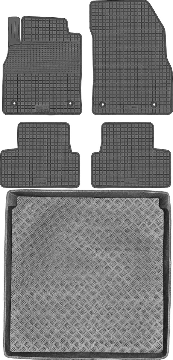 Opel Astra IV J Kombi  od 2010-2015r. Bagażnik MIX-PLAST 23037 + Dywaniki MAX-DYWANIK 803514