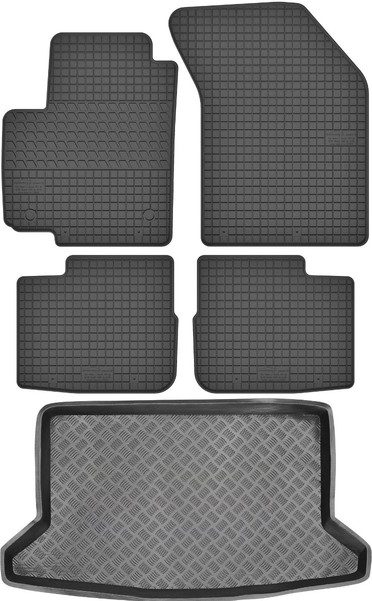 Fiat Sedici Sedan od 2006-2014r. Bagażnik MIX-PLAST 29002 + Dywaniki MOTOHOBBY 170503