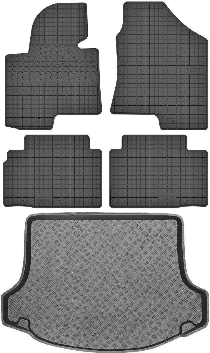 Kia Sportage III SUV od 2010-2015r. Bagażnik MIX-PLAST 34010 + Dywaniki MOTOHOBBY 150401