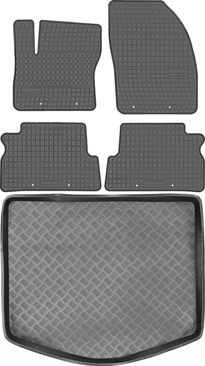 Ford C-Max I Minivan od 2003-2010r. Bagażnik MIX-PLAST 17009 + Dywaniki PRISMAT 1517