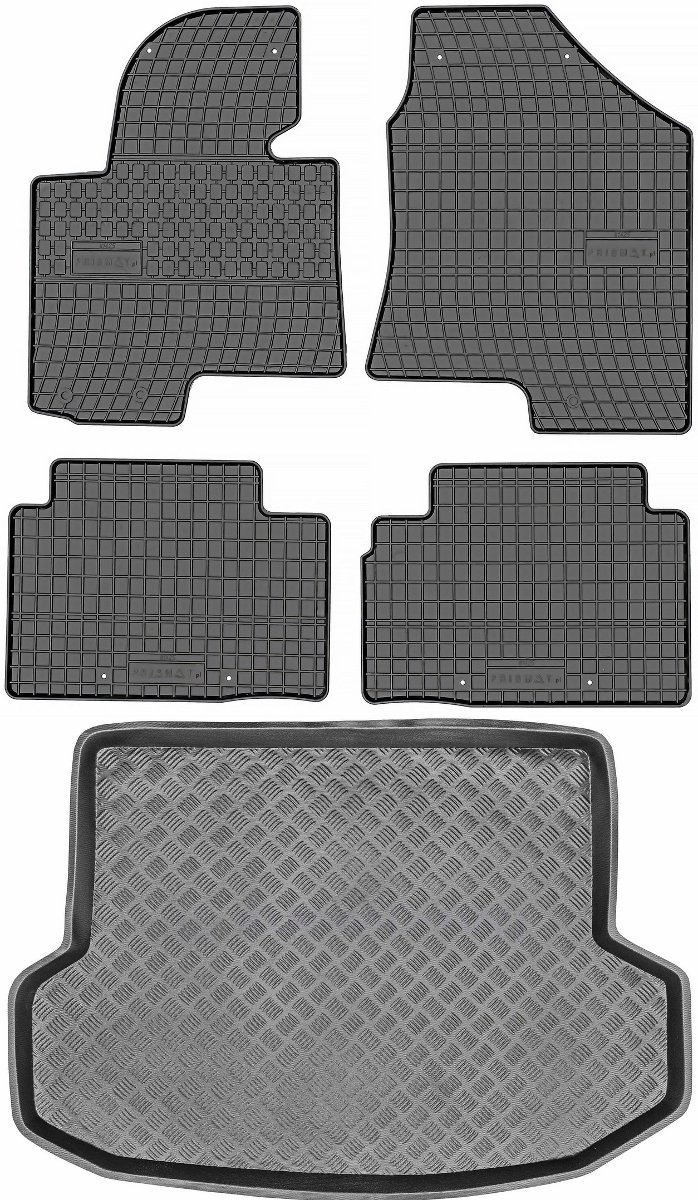 Hyundai ix35 SUV od 2010-2015r. Bagażnik MIX-PLAST 18039 + Dywaniki PRISMAT 1425
