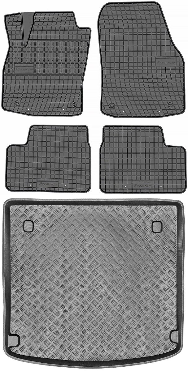 Opel  Astra III H  Kombi od 2004-2014r. Bagażnik MIX-PLAST 23011 + Dywaniki PRISMAT 1412