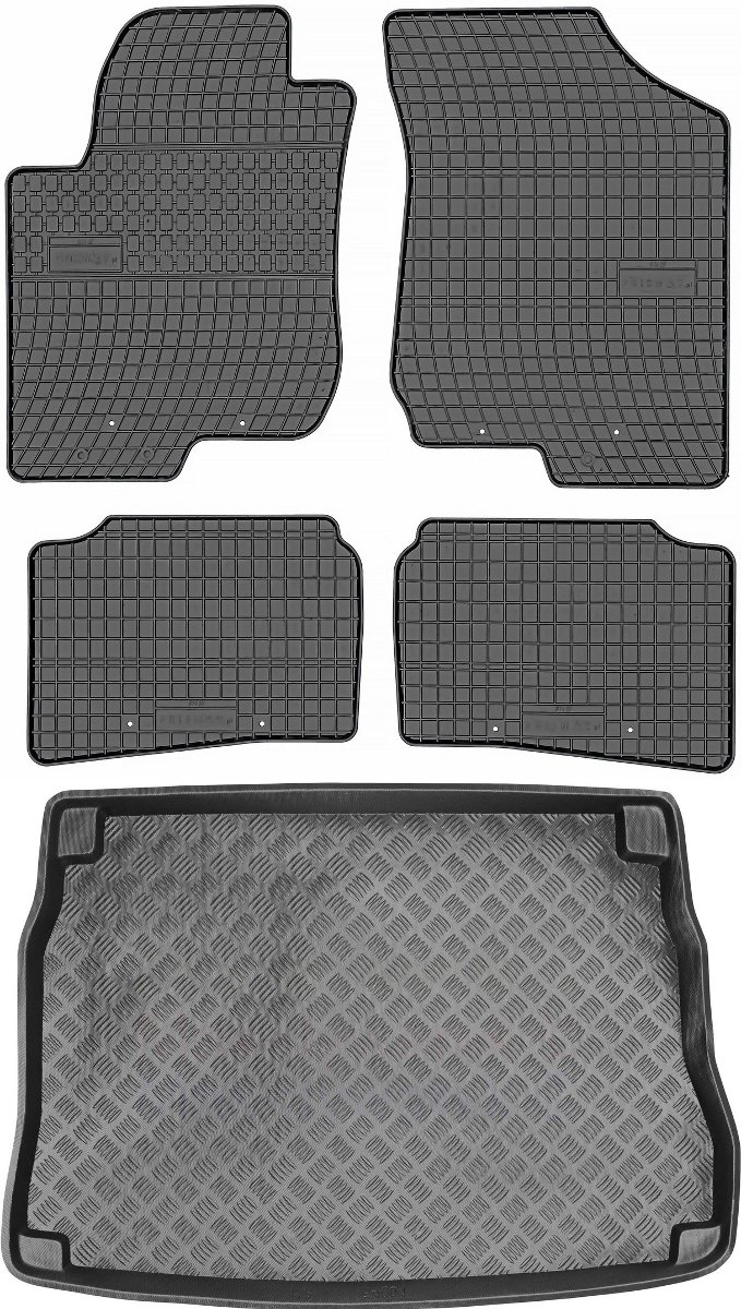 Kia Ceed I Hatchback od 2006-2012r. Bagażnik MIX-PLAST 34001 + Dywaniki PRISMAT 1418